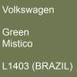 Preview: Volkswagen, Green Mistico, L1403 (BRAZIL).